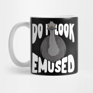 Do I Look Emused Funny Emu Animal Lover Gift Mug